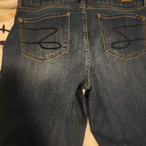 Seven7 Women's Boot Cut Jeans - Dark Blue